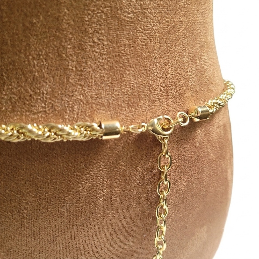 Gold Rope Chain Waist Belt - Women Accessories